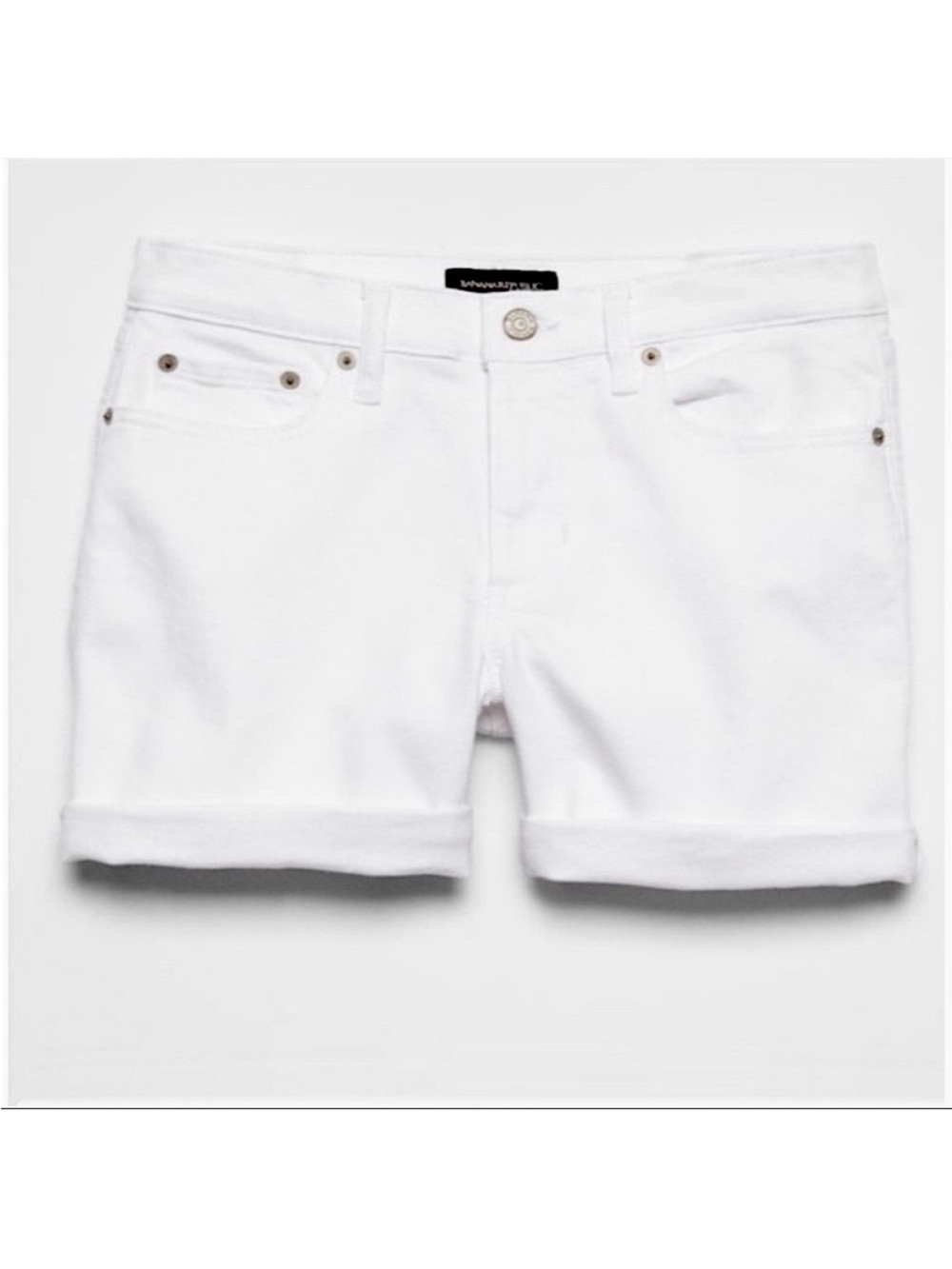 Banana Republic White jean Shorts